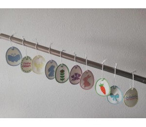 ITH Stickdatei - Osterbaum Anhänger